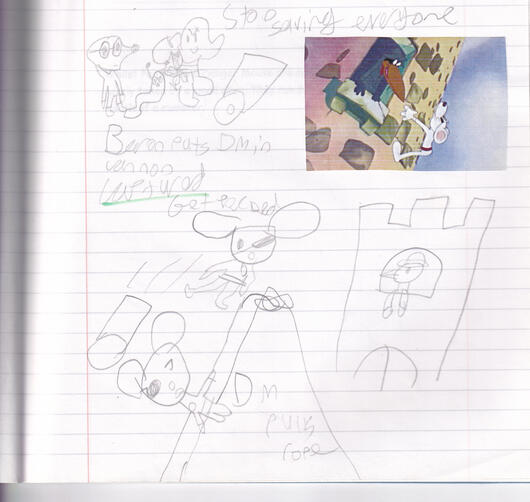 the danger mouse era!! in school we learned about danger mouse for story making. our teacher had good taste :P