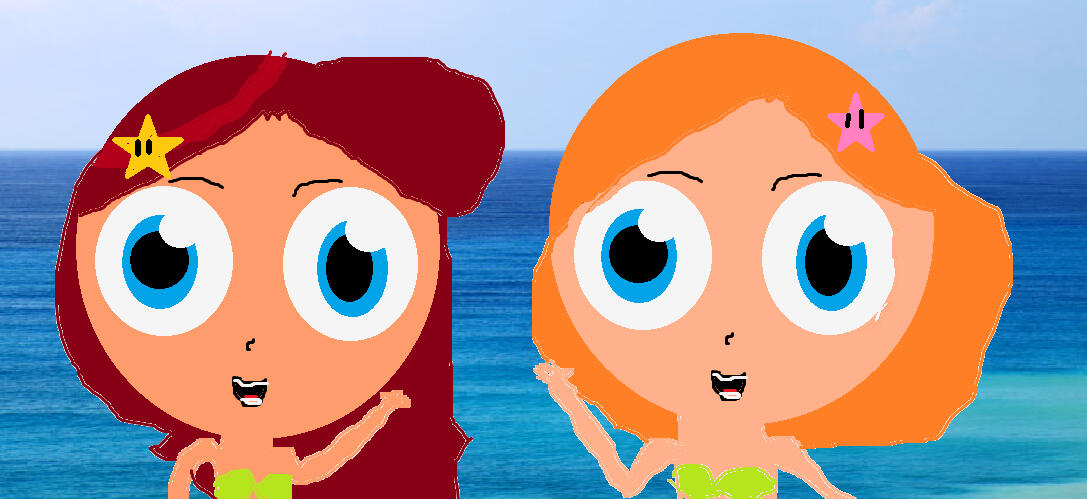 marina from zig and sharko + her dream friend