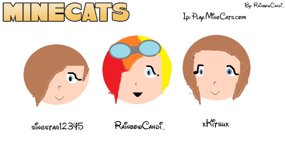 fanart of my old minecats friends...