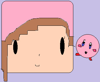chibi me in a kirby onesie
