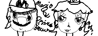 mario + princess peach