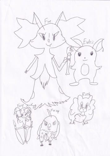 various pokemon