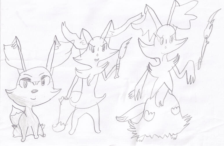 fennekin evolution line