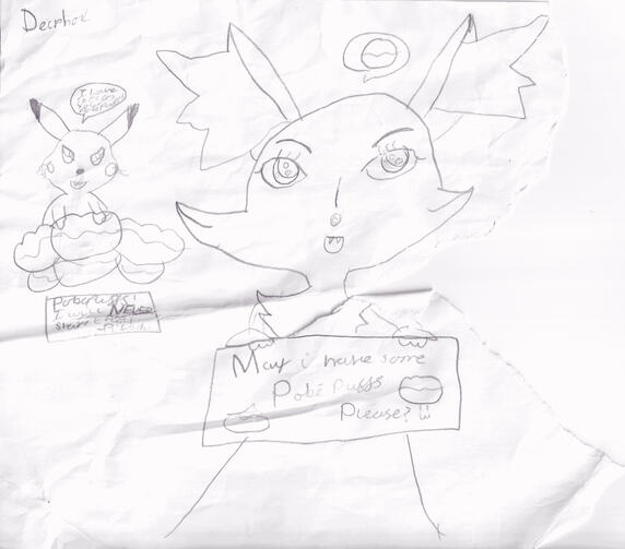 greedy ass pikachu.