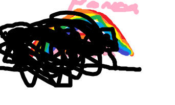 rainbow scribble???