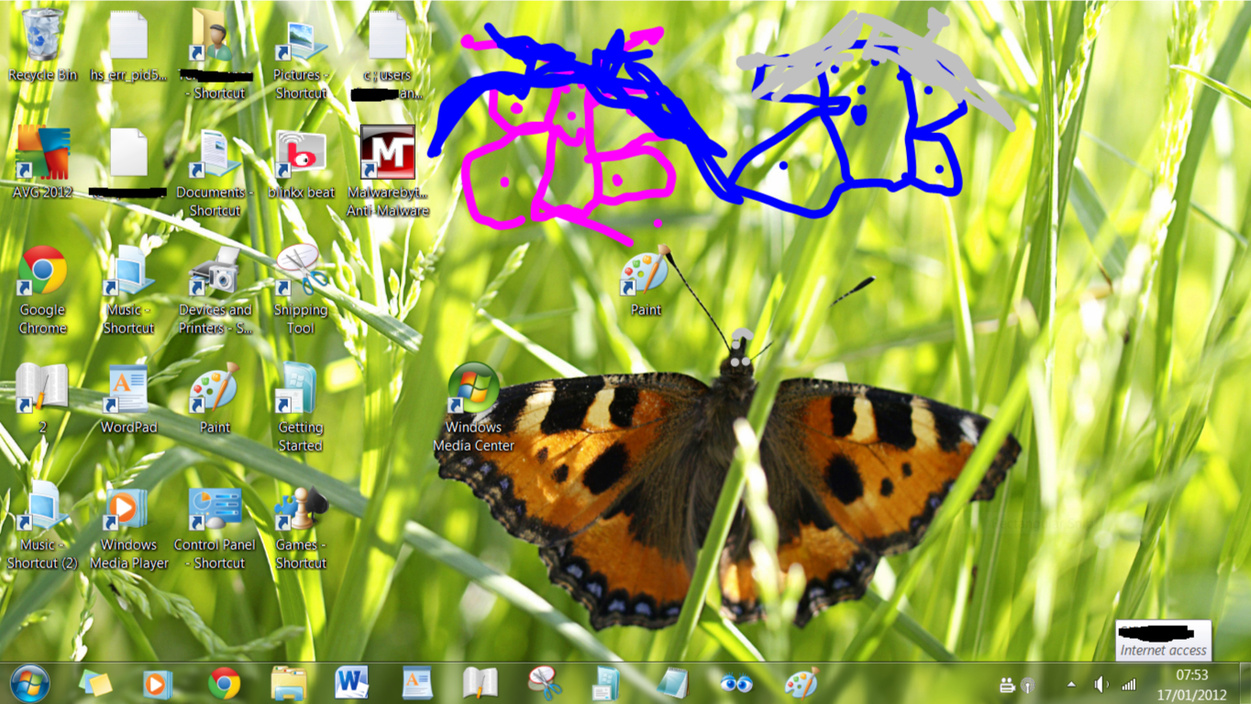 us as butterflies!
