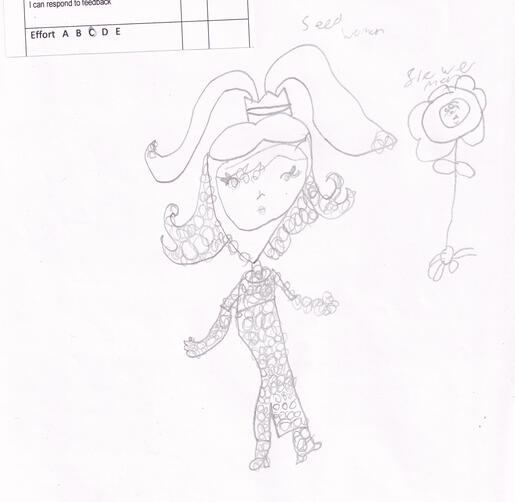 seedwoman and flowerman