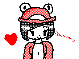 ha(te)nnah, my flipnote frog gijinka
