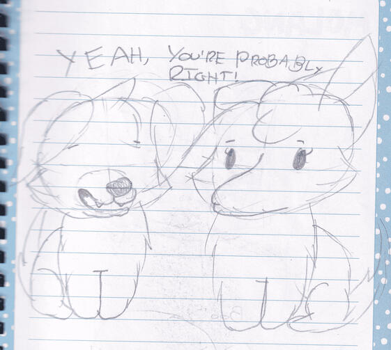 poochee and pansy fanart