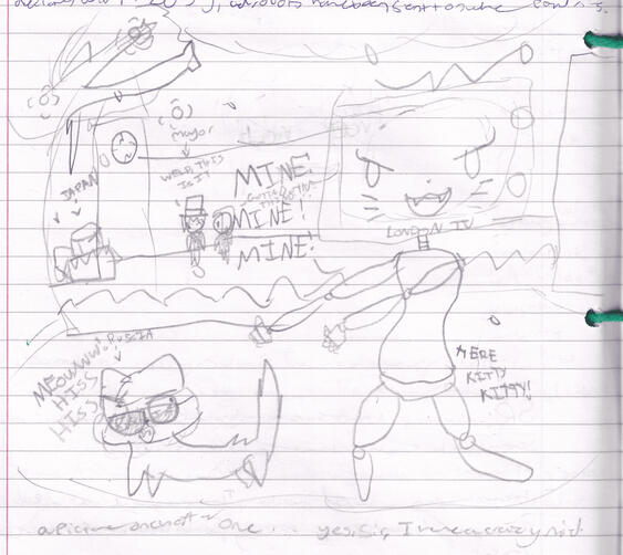 "a picture of chapter one... yes sir, i have a crazy mind."