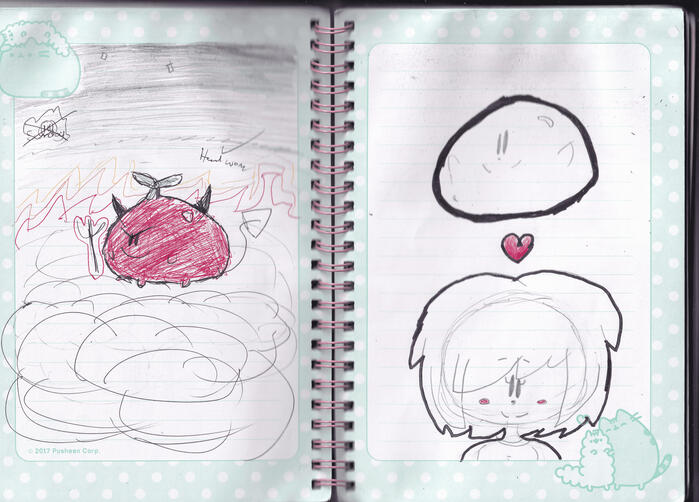 blob doodle spread