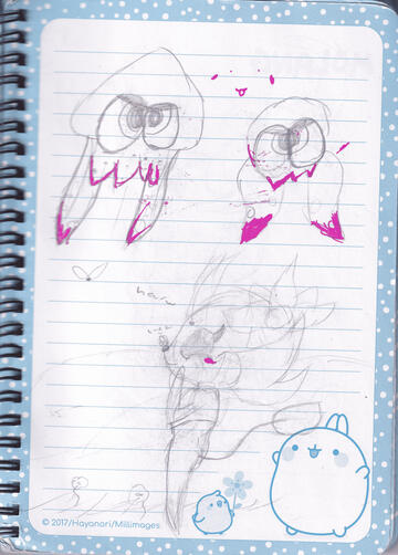 splatoon doodles + a haru