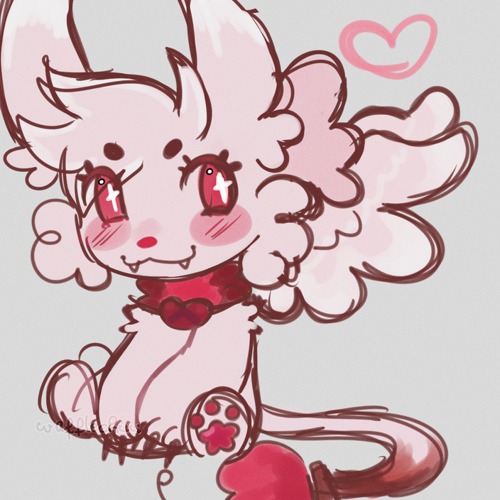 character: dayamoon fanart, made by wafflechuu
