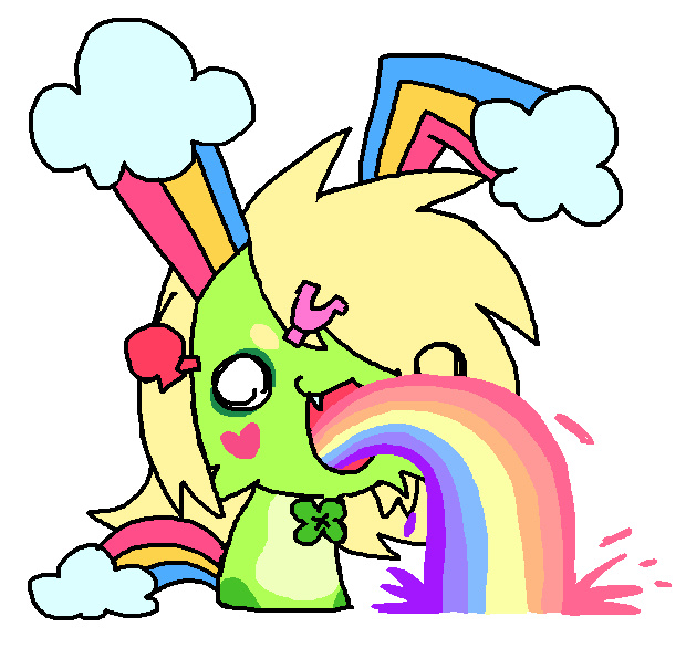 character: CL0VR-GRL commission, made by webkinzlid