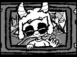 my splatoon avatar (at the time) crawling out of your switch