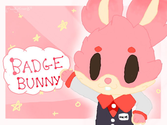 badge bunny!!