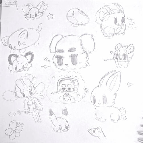 more drawings kitso did!