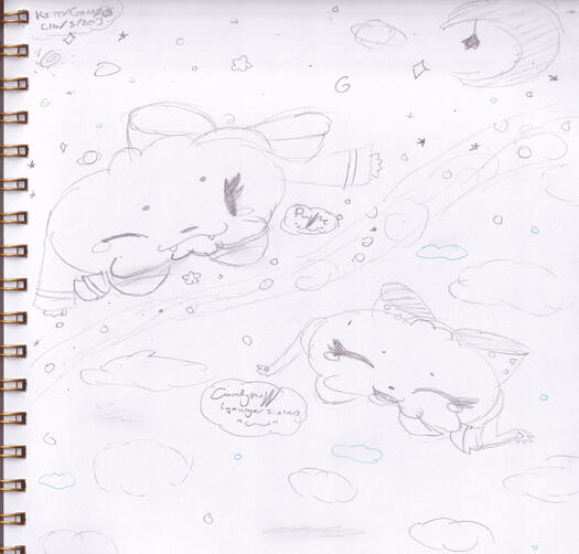the time when i tried to make puffle's old design a separate character