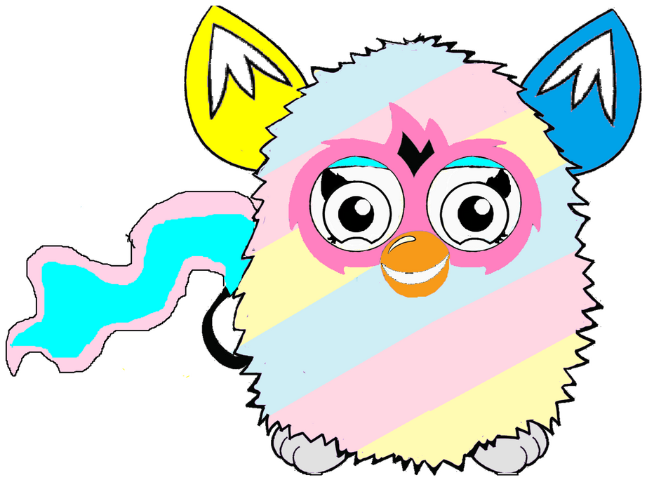 momo in the really old furby puppet style