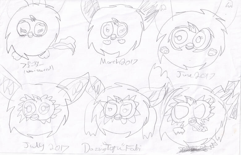 furby evolution!!