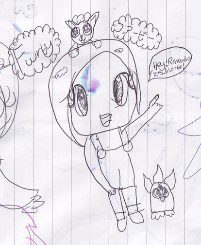 this baby was supposed to be a mascot for my old furby channel when i first started