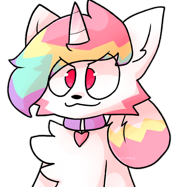 character: kandi fanart, made by thesinkboy