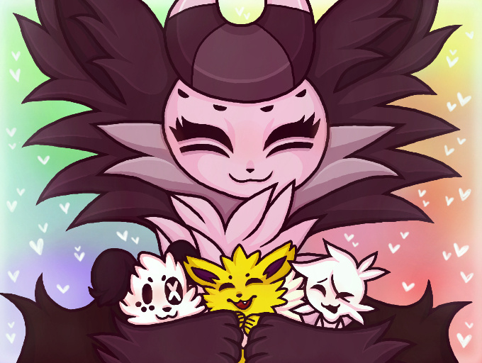 character: tomoaki (the black and white doggy in the pic_ fanart, made by sheikryuh